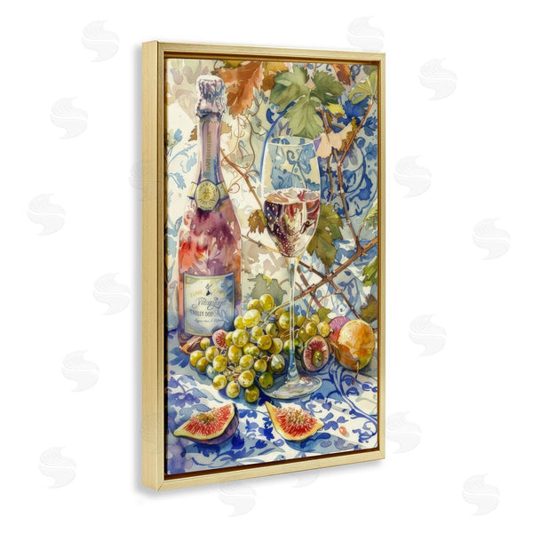 Stupell Industries LSR Design Studio | Grapes & Wine Bottle