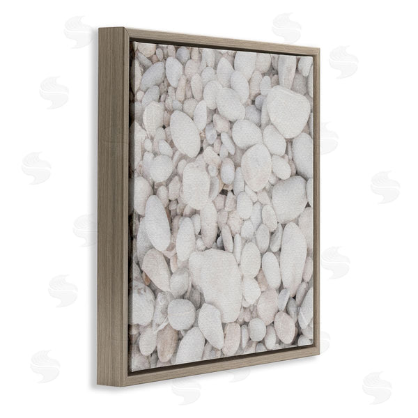 Stupell Industries LSR Design Studio | Grey Beach Pebbles Wall Art