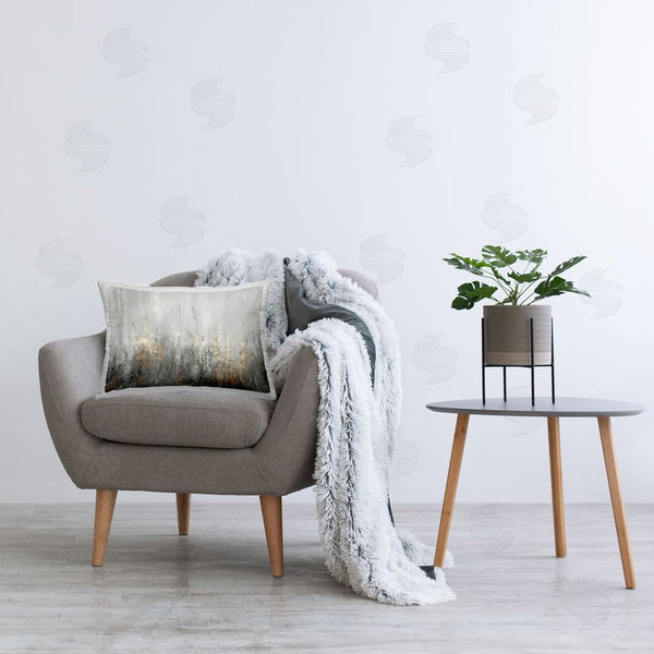 Stupell Industries LSR Design Studio | Grey Silver Abstract Drip