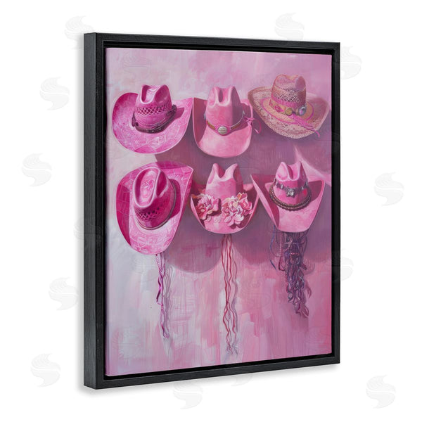 Stupell Industries LSR Design Studio | Hanging Pink Cowgirl Hats