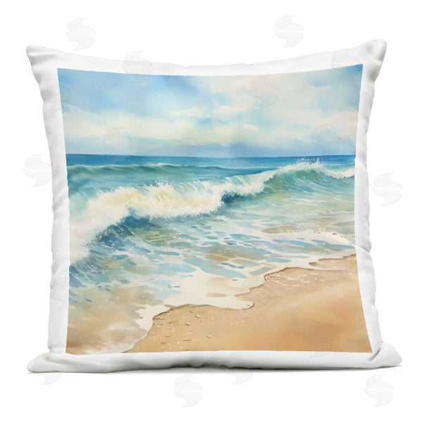 Stupell Industries LSR Design Studio | Hear The Waves Coast Printed Throw Pillow