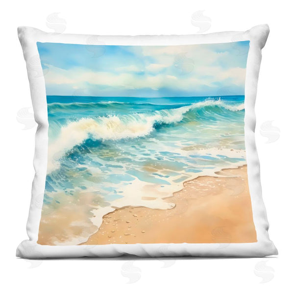 stupell industries LSR Design Studio | Hear The Waves Coast Printed Throw Pillow