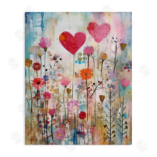 stupell industries LSR Design Studio | Heart & Garden Collage Wall Art