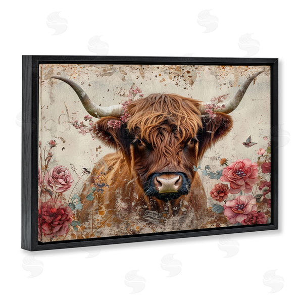 Stupell Industries LSR Design Studio | Highland Cow In Spring