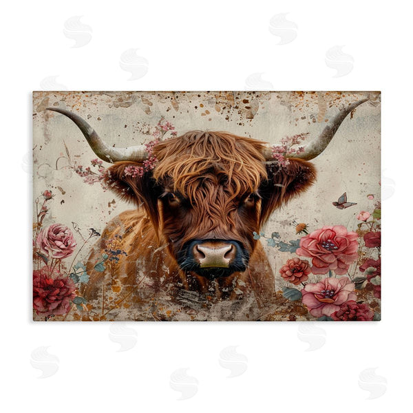 stupell industries LSR Design Studio | Highland Cow in Spring