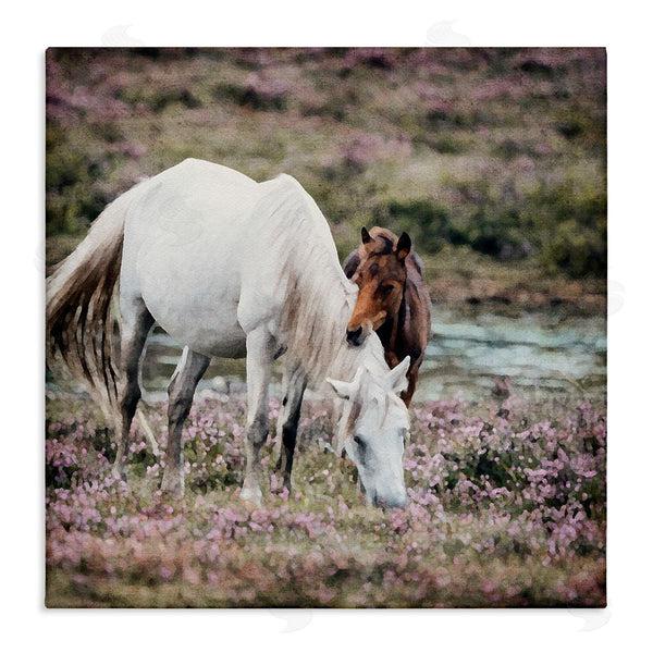 stupell industries LSR Design Studio | Horses Grazing by River Wall Art