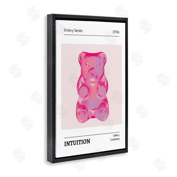 Stupell Industries LSR Design Studio | Intuition Phrase Candy Bear