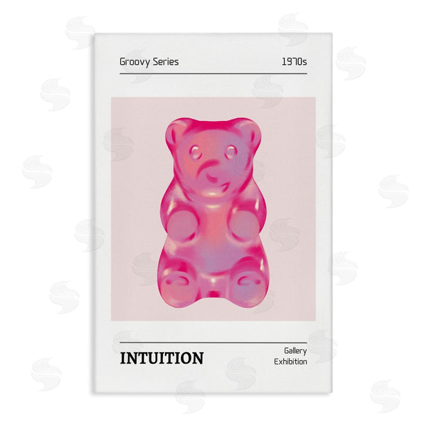 stupell industries LSR Design Studio | Intuition Phrase Candy Bear