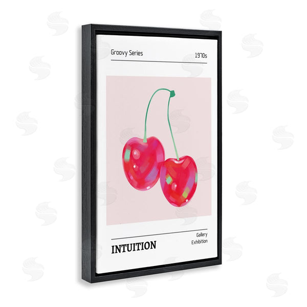 Stupell Industries LSR Design Studio | Intuition Phrase Cherries
