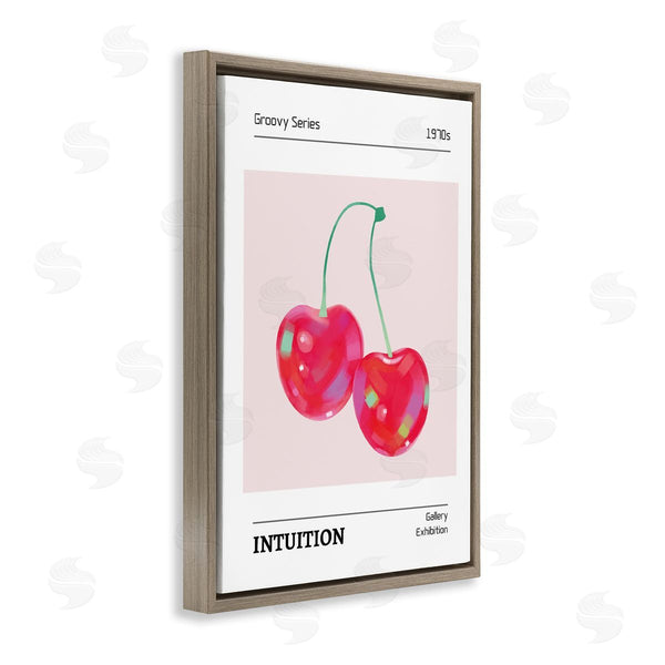 Stupell Industries LSR Design Studio | Intuition Phrase Cherries
