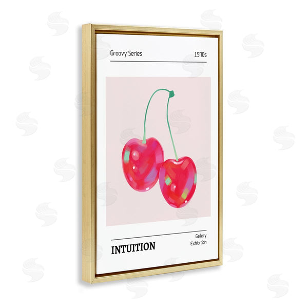 Stupell Industries LSR Design Studio | Intuition Phrase Cherries
