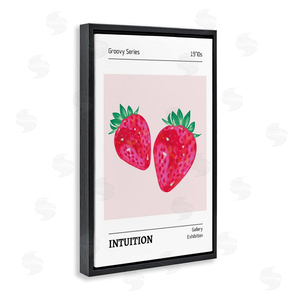 Stupell Industries LSR Design Studio | Intuition Phrase Strawberries