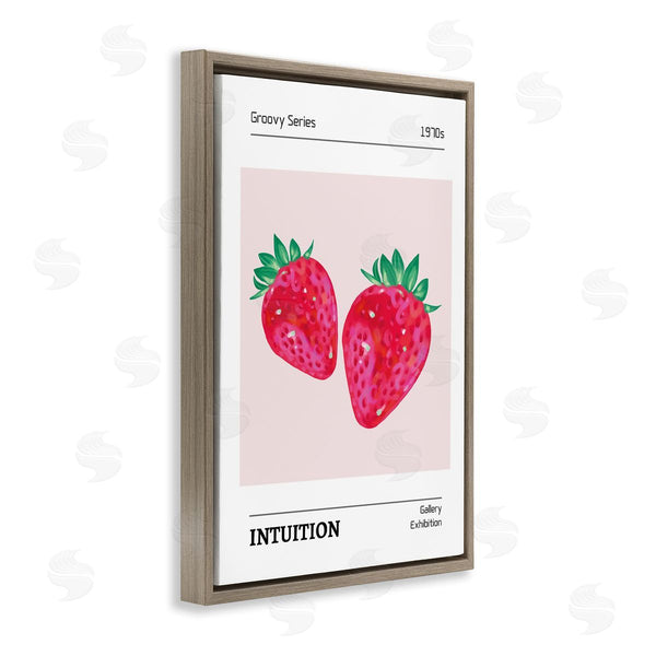 Stupell Industries LSR Design Studio | Intuition Phrase Strawberries