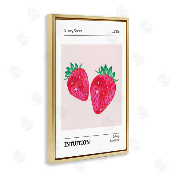 Stupell Industries LSR Design Studio | Intuition Phrase Strawberries