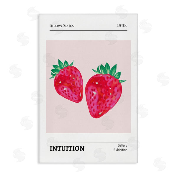 stupell industries LSR Design Studio | Intuition Phrase Strawberries