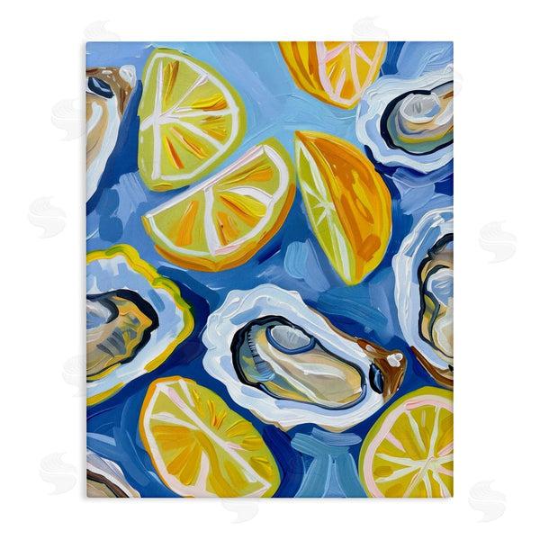 stupell industries LSR Design Studio | Lemon & Oyster Pattern Wall Art