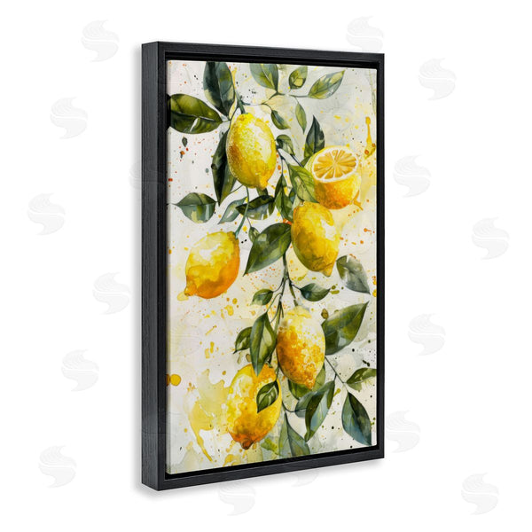 Stupell Industries LSR Design Studio | Lemon Watercolor Splashes