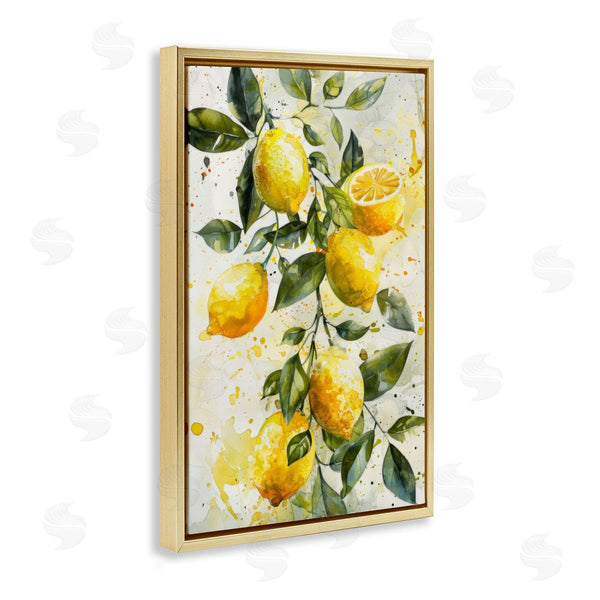 Stupell Industries LSR Design Studio | Lemon Watercolor Splashes