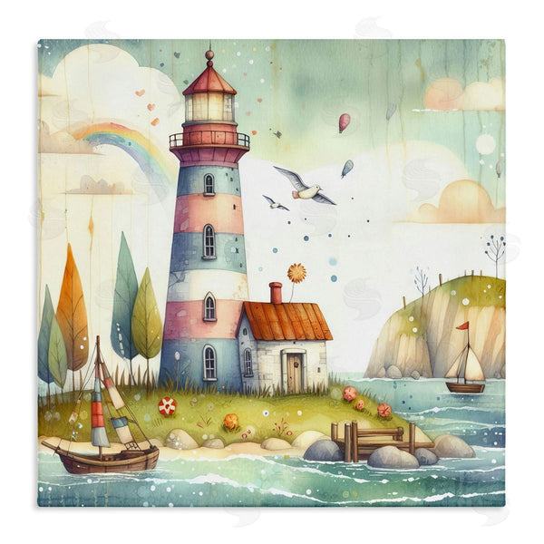 stupell industries LSR Design Studio | Lighthouse Cottage Scenery