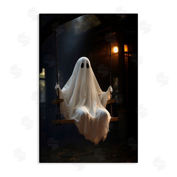 stupell industries LSR Design Studio | Lone Swinging Ghost Wall Art