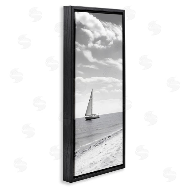 Stupell Industries LSR Design Studio | Lonely Sailboat View Wall Art