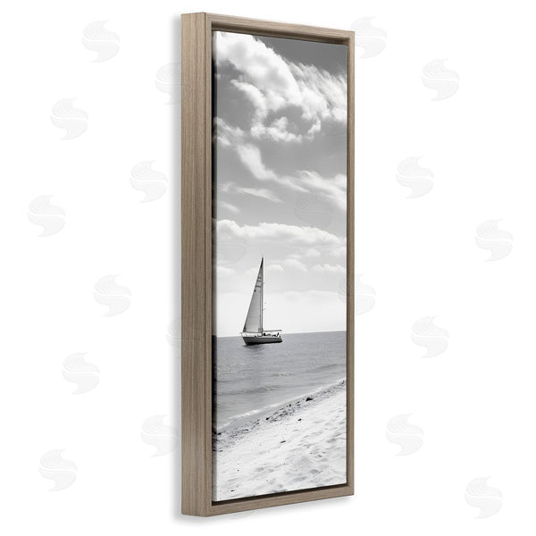 Stupell Industries LSR Design Studio | Lonely Sailboat View Wall Art