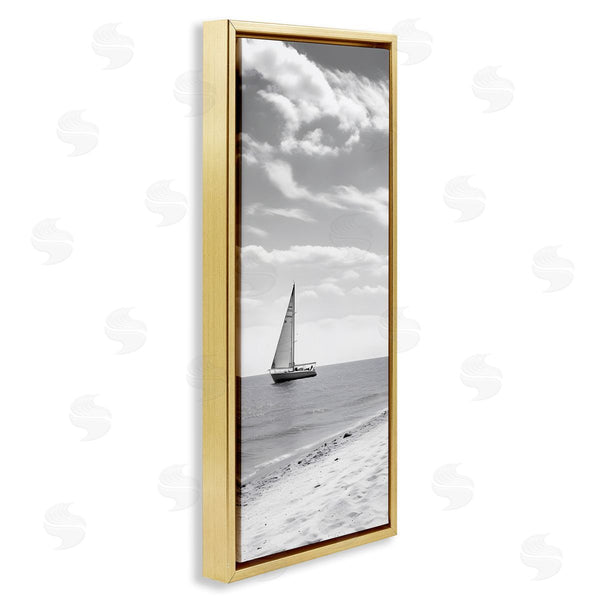 Stupell Industries LSR Design Studio | Lonely Sailboat View Wall Art