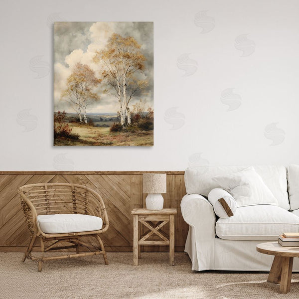 Stupell Industries LSR Design Studio | Looming Autumn Birch Trees Wall Art