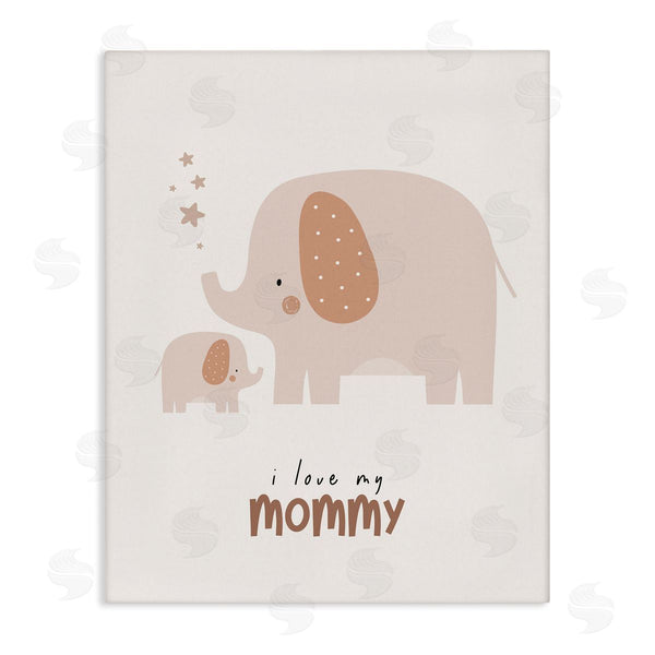 stupell industries LSR Design Studio | Love My Mommy Elephant Wall Art