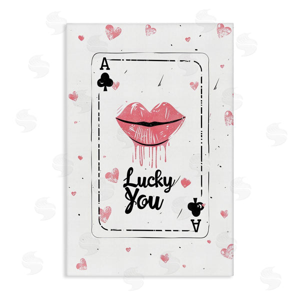 stupell industries LSR Design Studio | Lucky You Playing Card