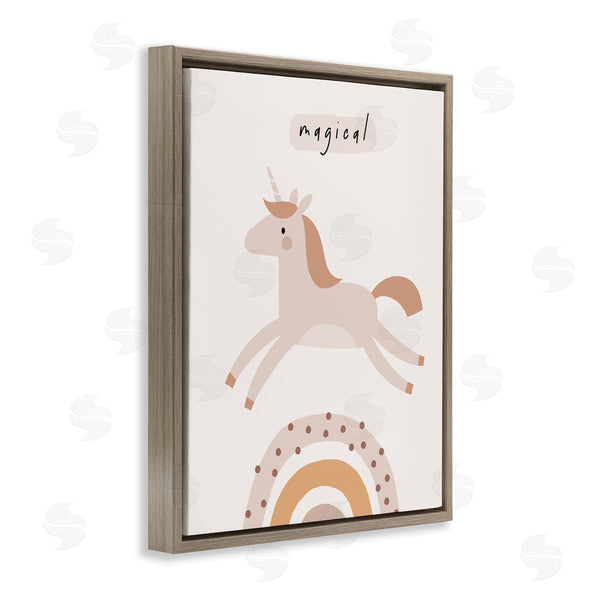 Stupell Industries LSR Design Studio | Magical Unicorn & Rainbow Wall Art