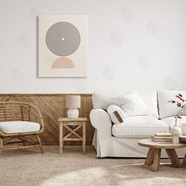 Stupell Industries LSR Design Studio | Modern Circles On Beige Wall Art