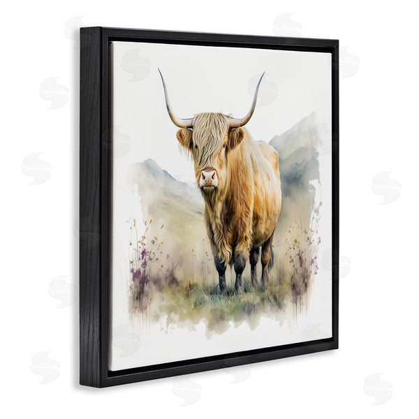 Stupell Industries LSR Design Studio | Modern Cow & Mountain