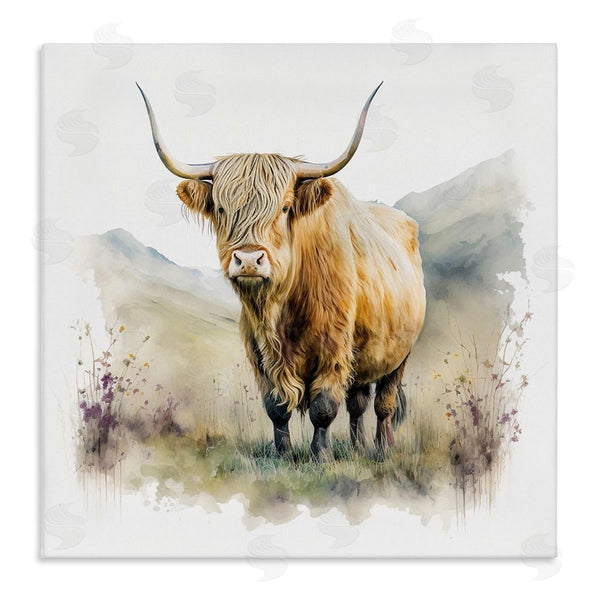 stupell industries LSR Design Studio | Modern Cow & Mountain
