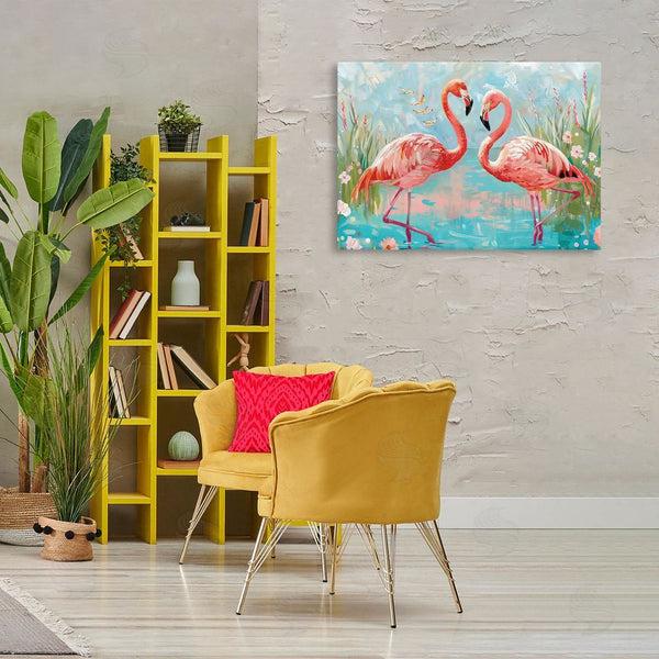 Stupell Industries LSR Design Studio | Modern Flamingo Love