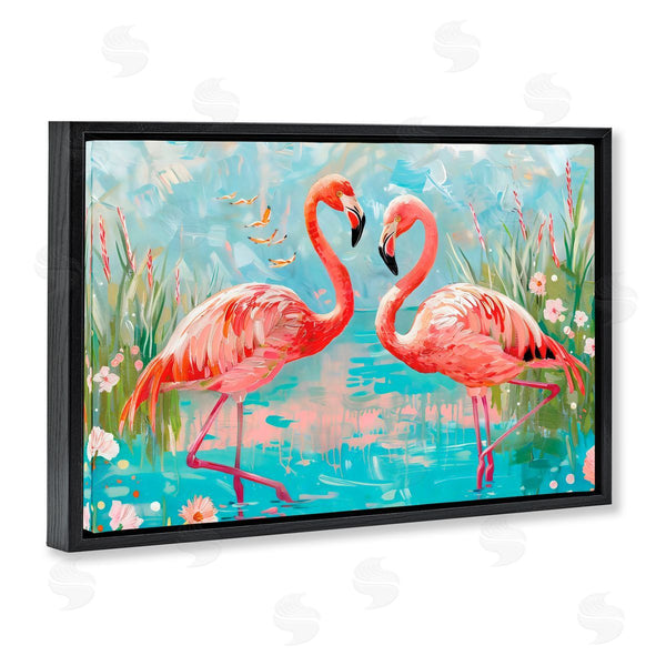 Stupell Industries LSR Design Studio | Modern Flamingo Love