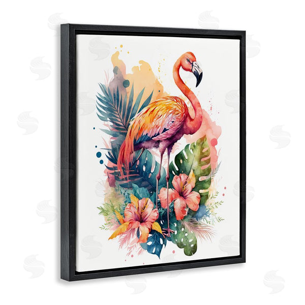 Stupell Industries LSR Design Studio | Modern Tropical Flamingo Wall Art