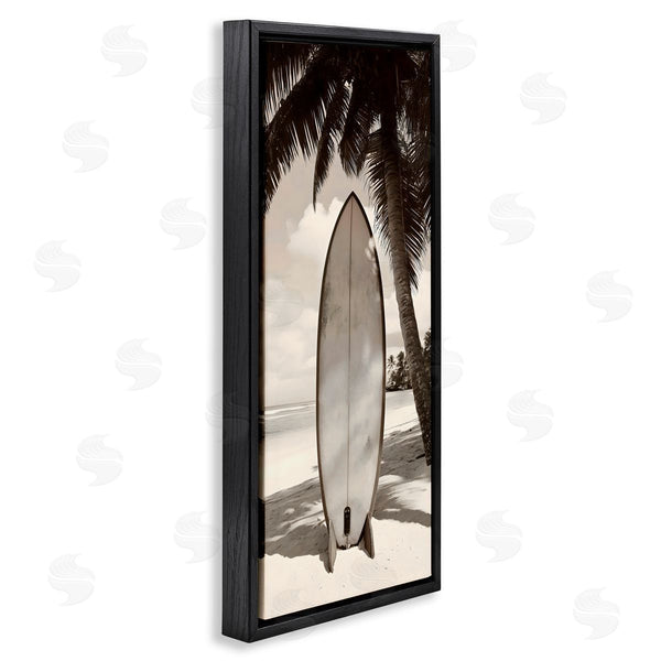 Stupell Industries LSR Design Studio | Monochrome Surf Paradise