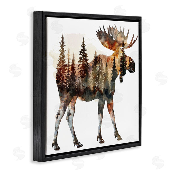 Stupell Industries LSR Design Studio | Moose Forest Silhouette