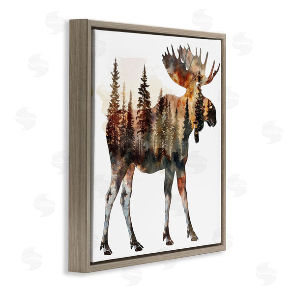 Stupell Industries LSR Design Studio | Moose Forest Silhouette