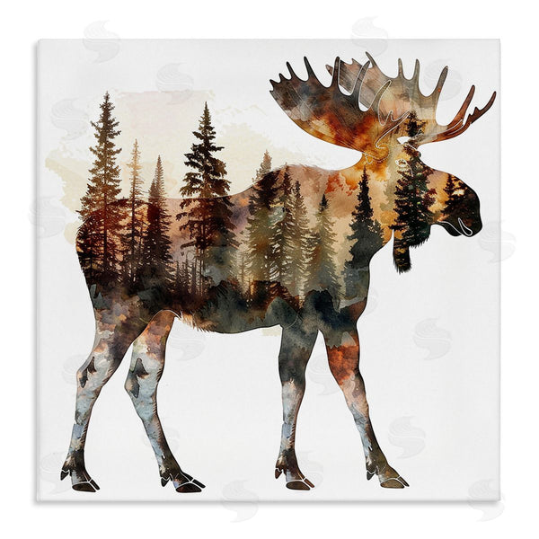 stupell industries LSR Design Studio | Moose Forest Silhouette