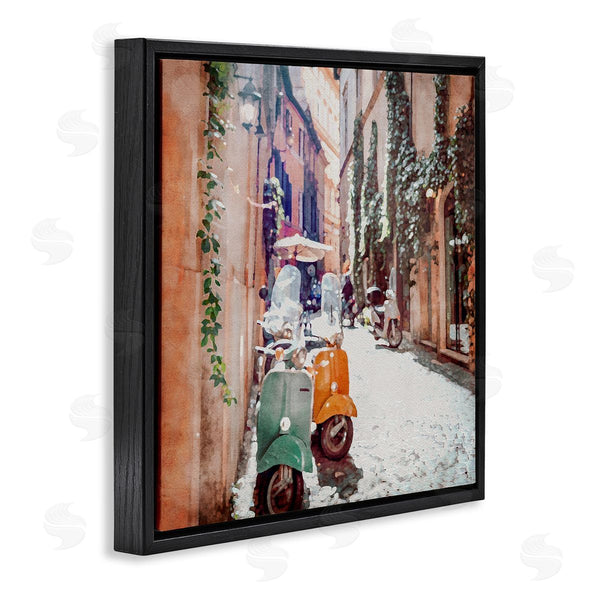 Stupell Industries LSR Design Studio | Mopeds On Italian Street Wall Art