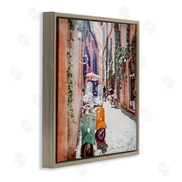 Stupell Industries LSR Design Studio | Mopeds On Italian Street Wall Art