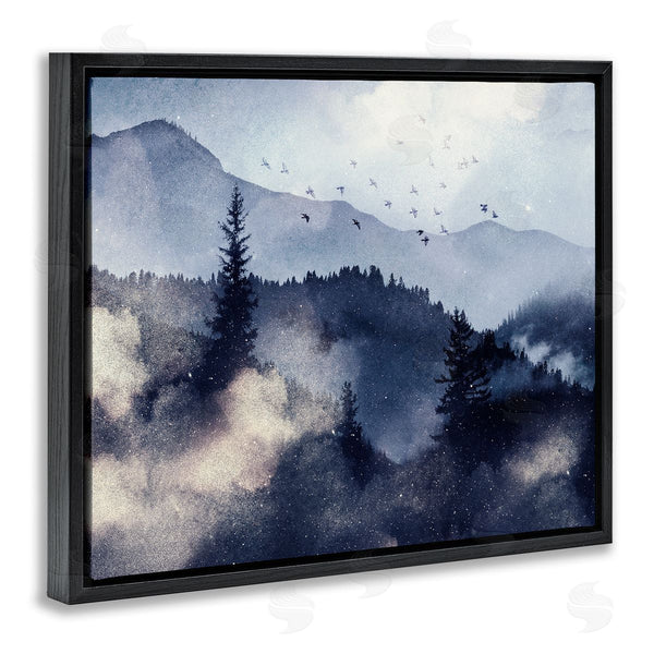 Stupell Industries LSR Design Studio | Mountain Landscape Watercolor Wall Art
