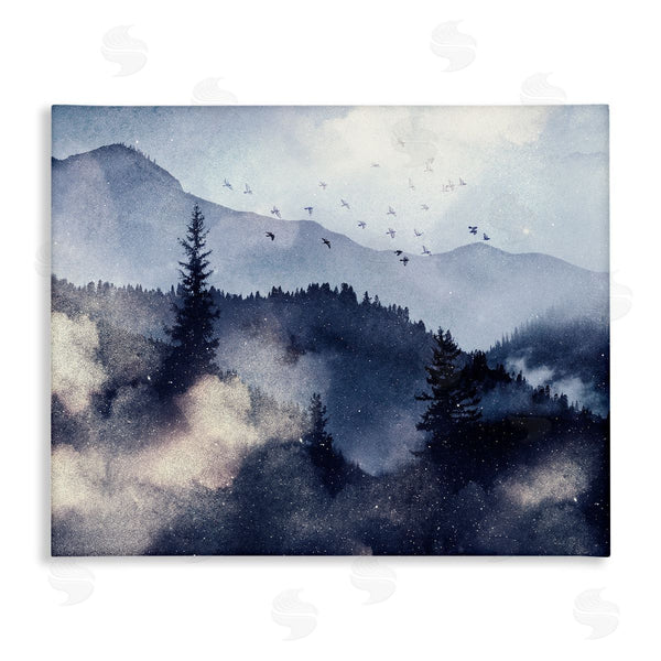 stupell industries LSR Design Studio | Mountain Landscape Watercolor Wall Art
