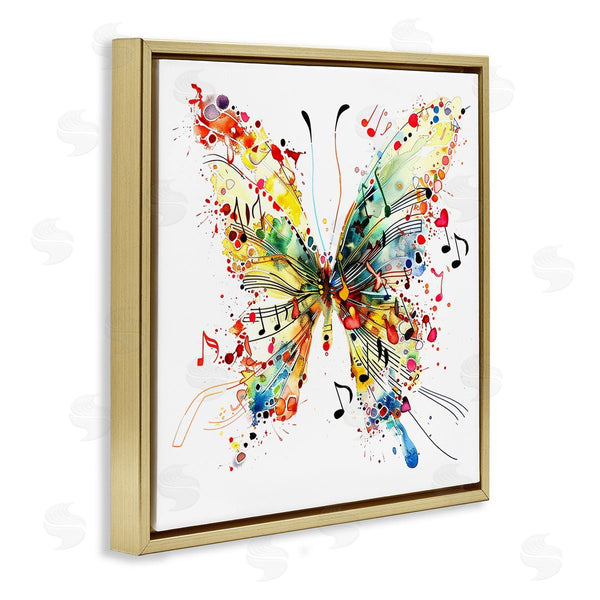 Stupell Industries LSR Design Studio | Musical Song Butterfly