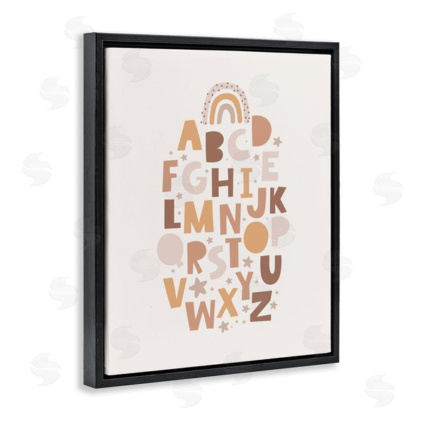 Stupell Industries LSR Design Studio | Muted Alphabet Letters Wall Art