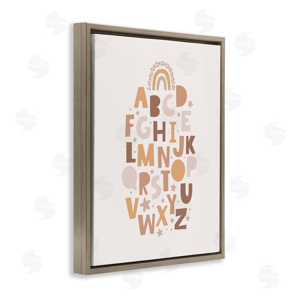 Stupell Industries LSR Design Studio | Muted Alphabet Letters Wall Art