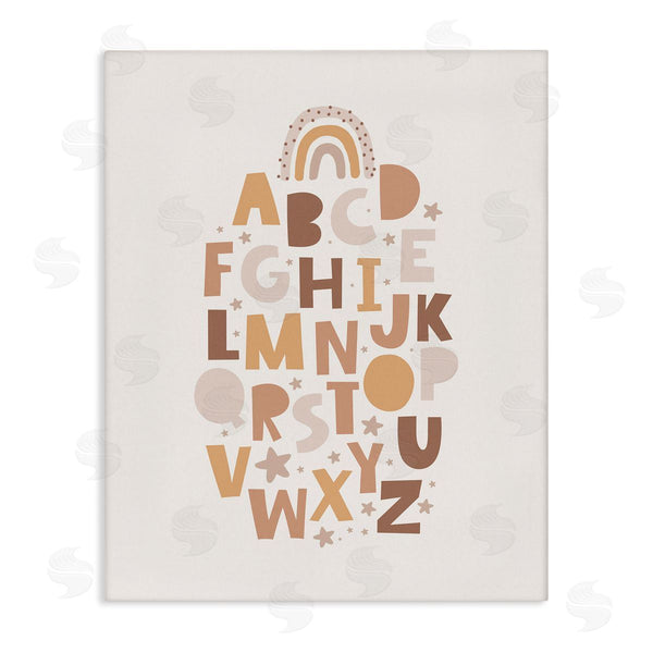 stupell industries LSR Design Studio | Muted Alphabet Letters Wall Art