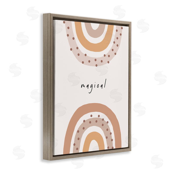 Stupell Industries LSR Design Studio | Muted Magical Rainbows Wall Art